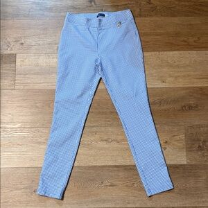 Tommy Hilfiger Blue & White Gingham Pants